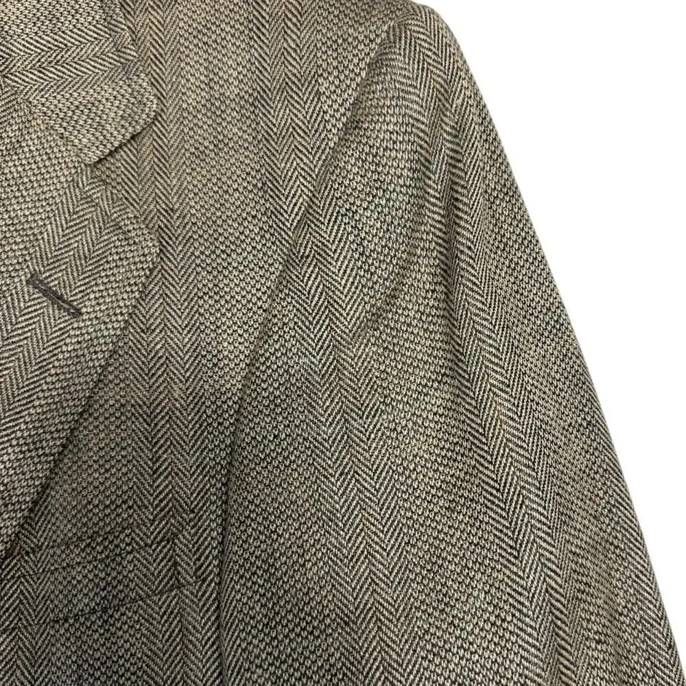 Polo Ralph Lauren Men's Tweed Blazer Sports Coat size 42R Herringbone VTG USA